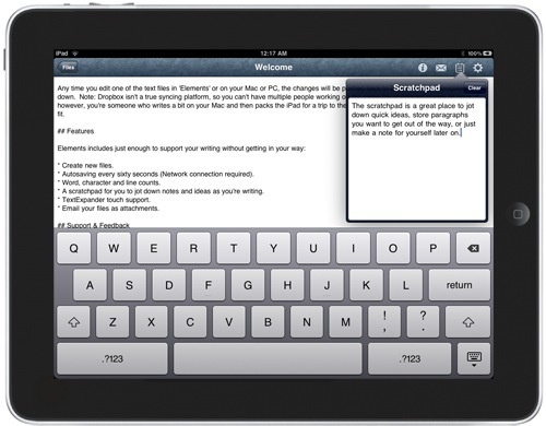 Dropbox powered text editor for iPhone, iPad available