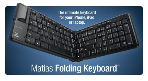 Matias Folding Keyboard ideal for serious iPad typists