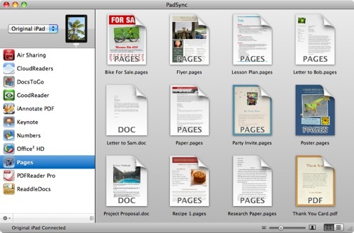 PadSync makes it easier to move docs between Macs, iPads