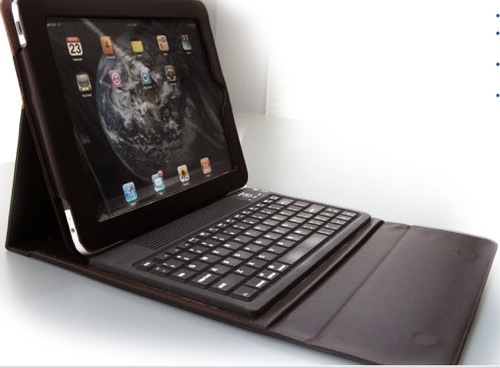 Solid Line to ship leather case/keyboard combo for the iPad