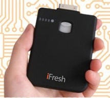iFresh is new, portable, rechargeable cell phone battery pack