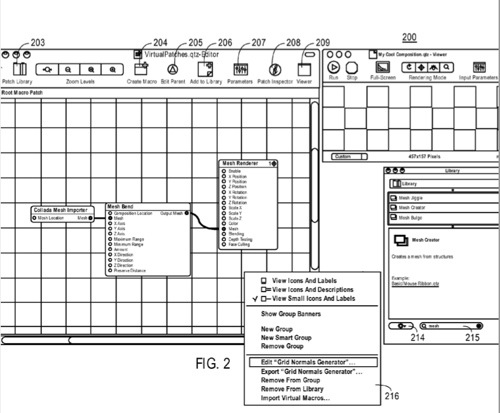 Apple working on phyics-based graphic user interface