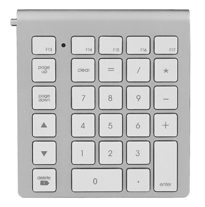 Cropmark numeric keypad offered for Bluetooth Macs