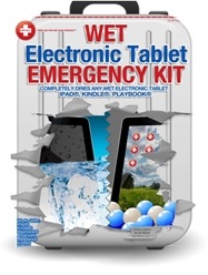 Wet Electronic Tablet Emergency Kit available for products such as the iPad
