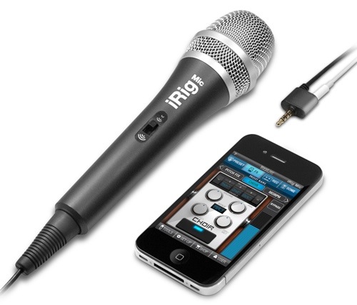 IK Multimedia offers handheld microphone for iOS devices