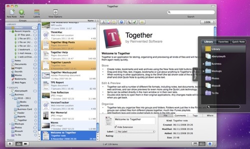 Together 2.4 released on the Mac App Store