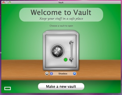 Vault only at the Mac App Store