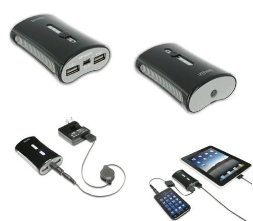 Tekkeon’s Dual Port Power Pack charges two devices at once