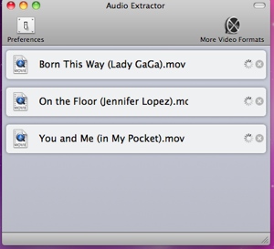 Audio Extractor 1.0 released for Mac OS X
