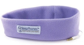 SleepPhones great for listening to audio in bed
