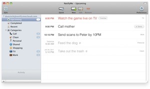 PoweryBase releases NotifyMe for Mac OS X