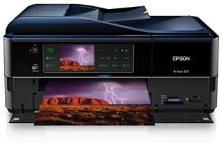 New Epson Artisan all-in-ones come in midnight blue design