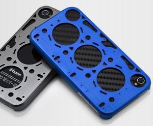 Rally Blue Gasket case races onto the iPhone 4 scene