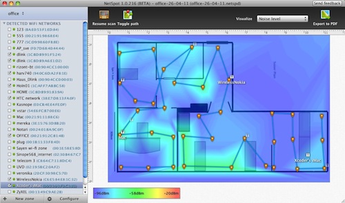 NetSpot is new, wireless site survey software for the Mac