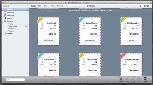 Jumsoft releases invoicing app for the Mac