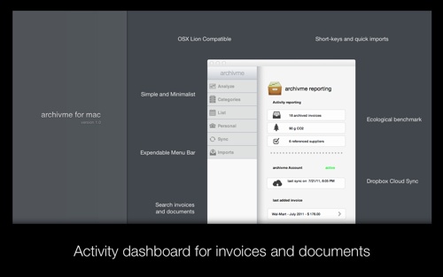 Archivme for Lion is new budgeting, invoicing app