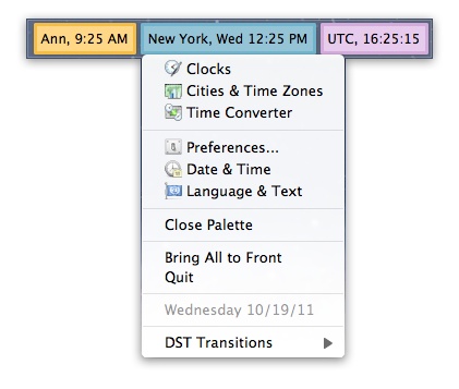 World Clock Deluxe for Mac OS X ticks to version 4.7.8