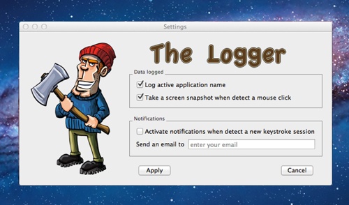 The Logger lets you keep an eye on your computer when you’re out
