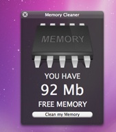 Remember to use Memory Cleaner for your Mac (updated)