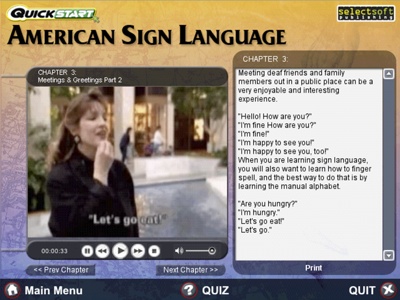 Quickstart American Sign Language comes to the Mac
