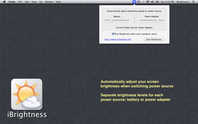 iBrightness designed for Mac laptops