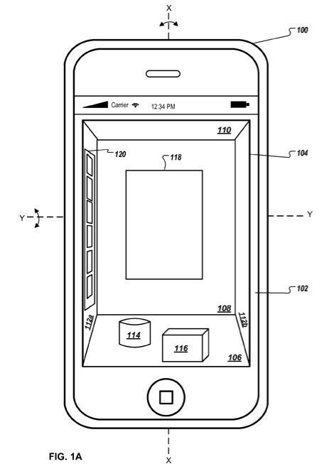 Apple eyeing motion-based 3D interface for iOS devices