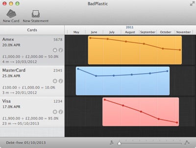 BadPlastic is new credit card app for OS X Lion