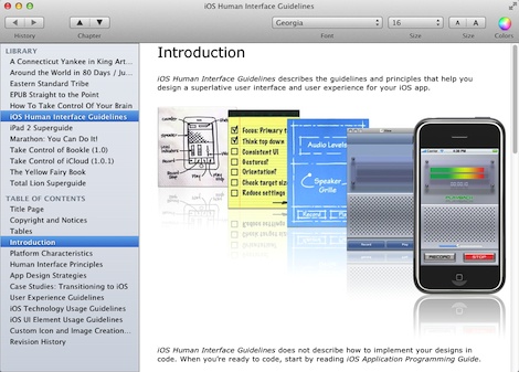 Bookle is the type of software that should come with the Mac