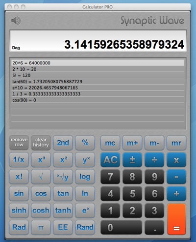 Calculator Expert is new calculations app for OS X, IPad