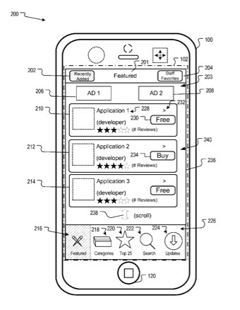 Apple patent involves app management interface for mobile devices