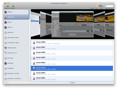 Pro Versioner is project backup tool for OS X