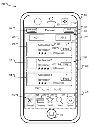Apple patent is for mobile device user interface