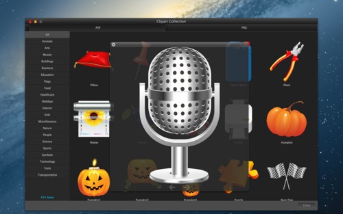 Macmanus offers Clipart Collection 1.0 on the Mac App Store