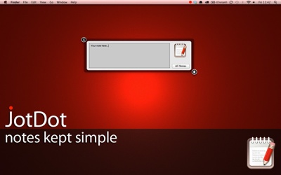 JotDot is new notes application for the Mac