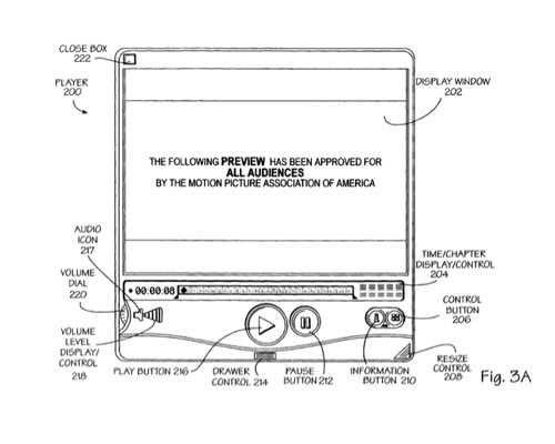 Steve Jobs one of the inventors of media user interface patent