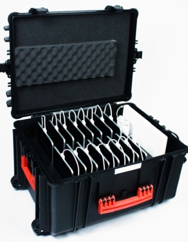 InSync Transport Case supports up to 16 iPads