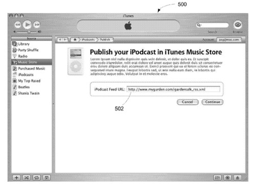 Apple granted patent for podcasting