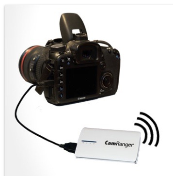 CamRanger enables wireless DSLR camera control with iPad, iPhone