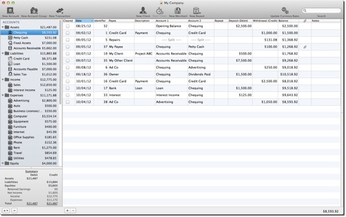 BeanCounter is new business management software for Mac OS X