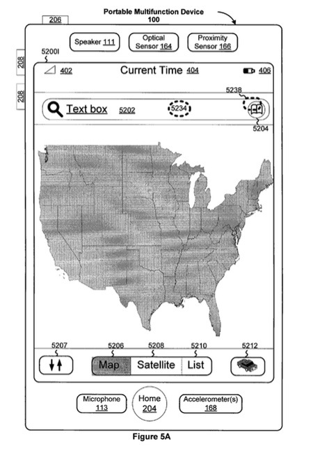 Apple granted patent for iOS Maps interface