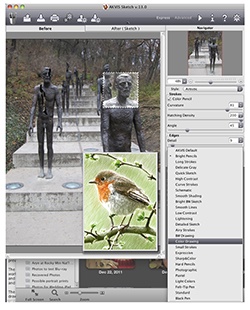 Akvis Sketch 13 offers pro quality art creation
