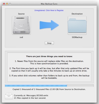 MacDaddy releases Mac Backup Guru for Mac OS X