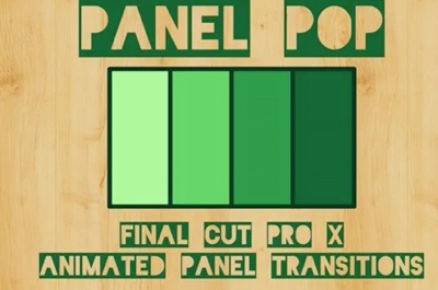Panel Pop Transitions released for Final Cut Pro X