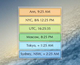 World Clock Deluxe for Mac OS X ticks to version 4.9.2