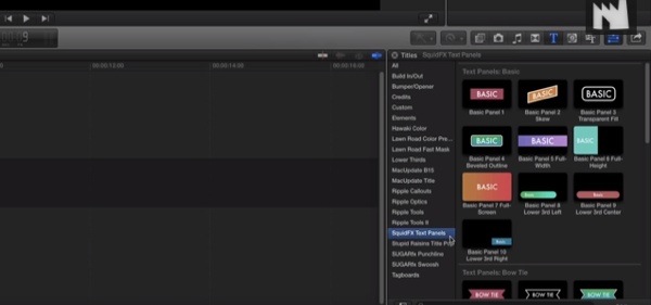 Kool Tools: Final Cut Pro X Text Panel Effects released by FxFactory