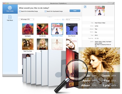 Wondershare releases TidyMyMusic for the Mac