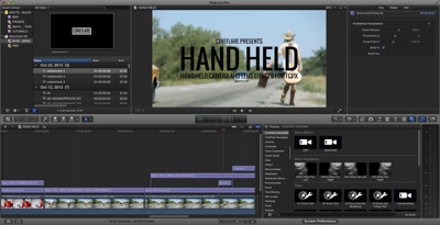 Final Cut Pro X HandHeld effect released by FxFactory