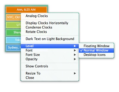 World Clock Deluxe for Mac OS X ticks to version 4.11.3