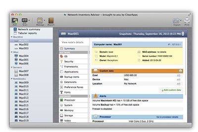 Kool Tools: Network Inventory Advisor for Mac OS X