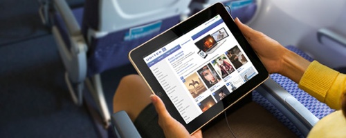 United Airlines offers new personal device entertainment system